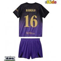 Barcelona Rodri Hernandez #16 Replica Away Minikit 2026-27 Short Sleeve (+ pants)